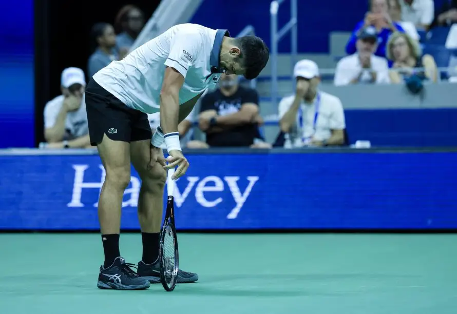 El serbio Novak Djokovic se despide del US Open en primera ronda ante el argentino Mariano Navone