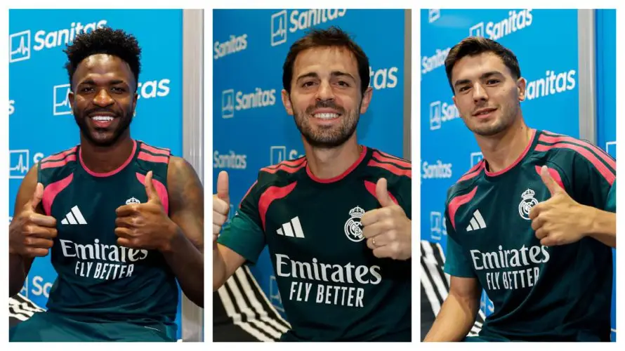 Bernardo Silva, Vini Jr. y Brahim se incorporan a la pretemporada del Real Madrid