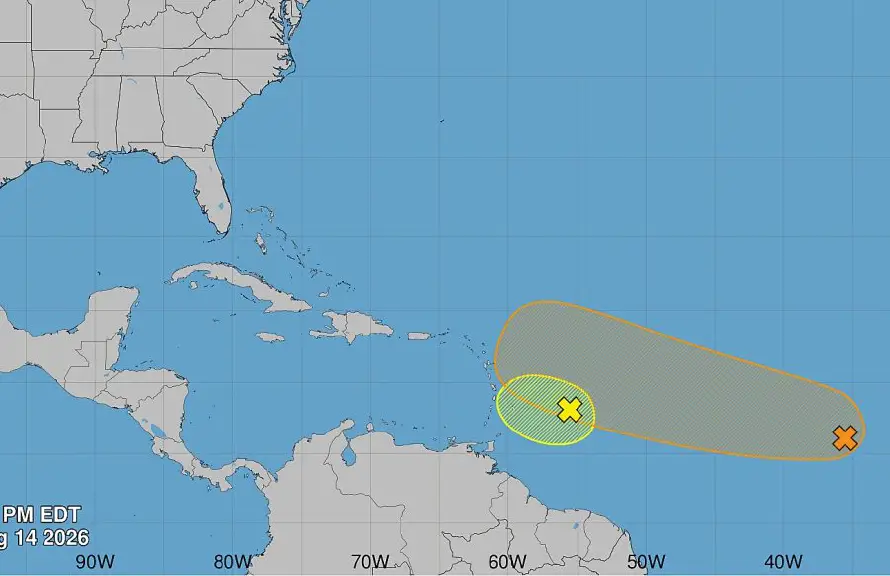 Onda tropical podría acercarse a El Salvador este fin de semana, aunque baja su probabilidad de desarrollo