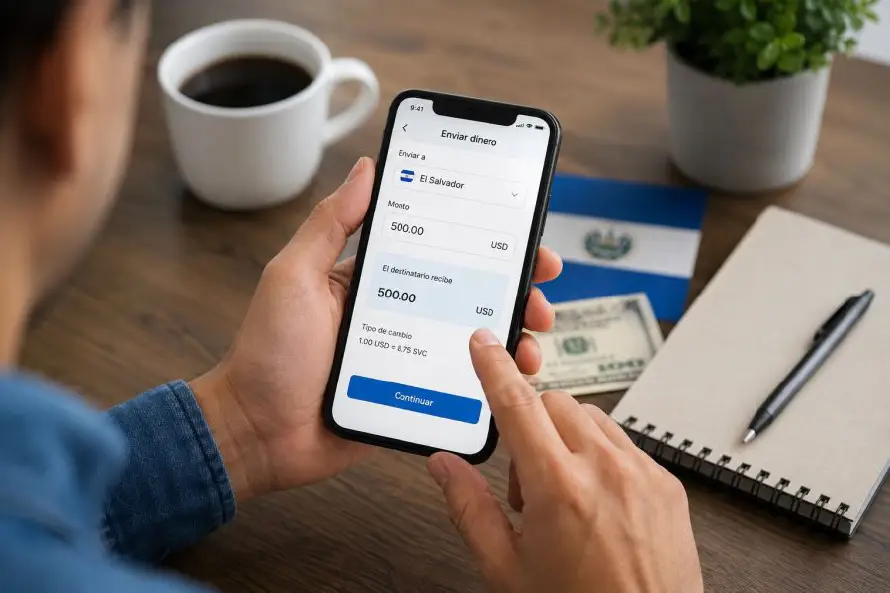App para enviar dinero a El Salvador: 5 opciones y cuál conviene más en 2026