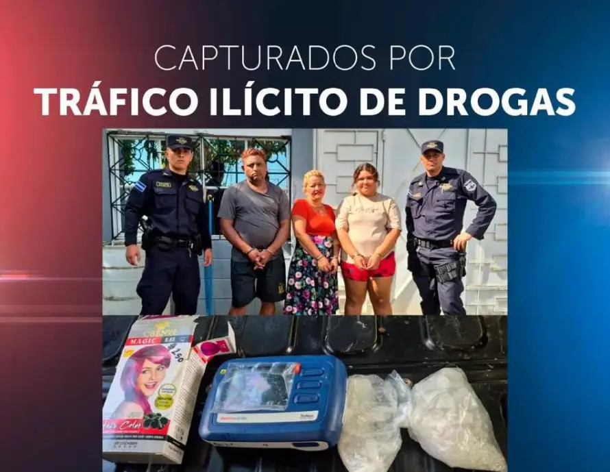 PNC arresta a dos mujeres y un hombre por transportar metanfetaminas en San Francisco Meléndez