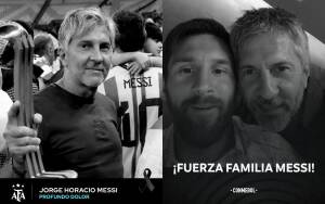 El mundo del fútbol despide a Jorge Messi, padre del astro argentino