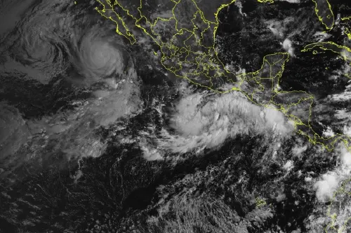 Se forma la depresión tropical 18-E al sur de México en el Pacífico