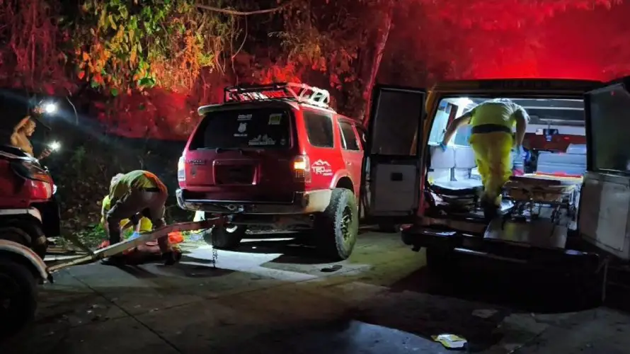 Al menos cuatro lesionados dejan los accidentes de tránsito entre la noche del lunes y madrugada del martes
