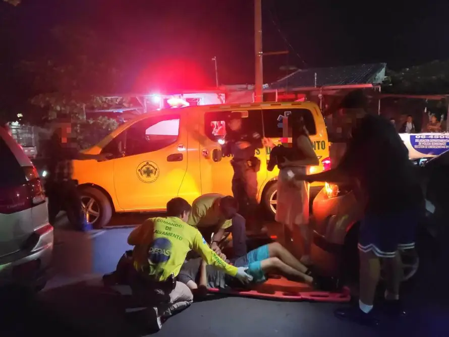 Accidentes de tránsito dejan seis lesionados entre la noche del miércoles y madrugada del jueves