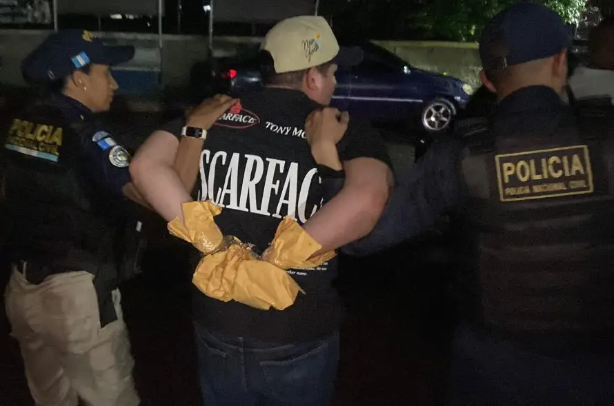 Capturan a cuatro presuntos pandilleros salvadoreños en el lago de Amatitlán, Guatemala