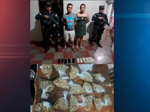 Decomisan droga a una pareja en Ahuachapán