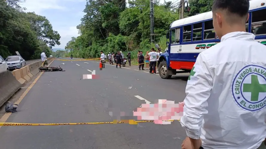 Dos personas mueren en accidente de tránsito en El Congo