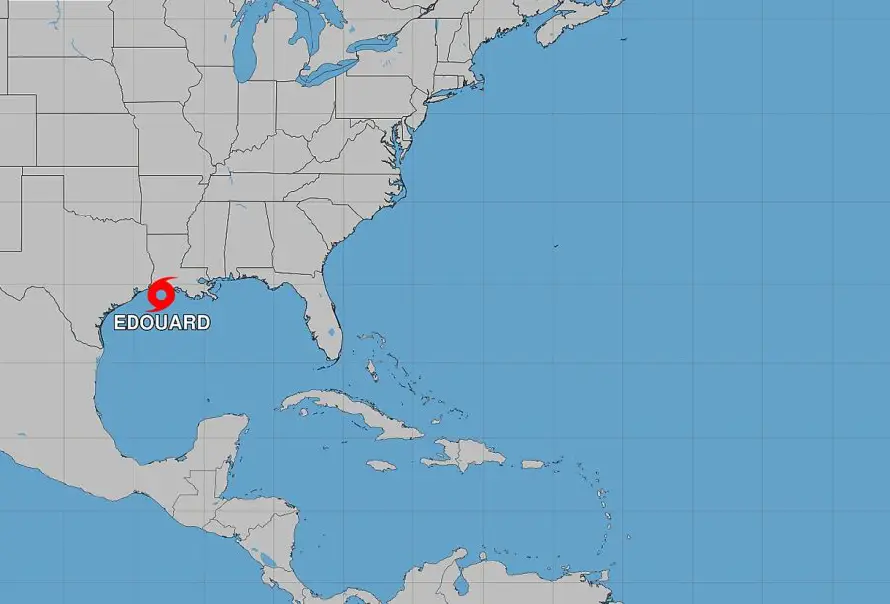 La tormenta Edouard se fortalece rumbo a Texas y Luisiana y puede tomar fuerza de huracán