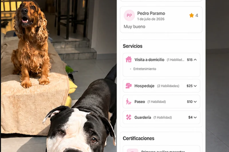 Lanzan Eva App para conectar a dueños de mascotas con servicios de cuidado