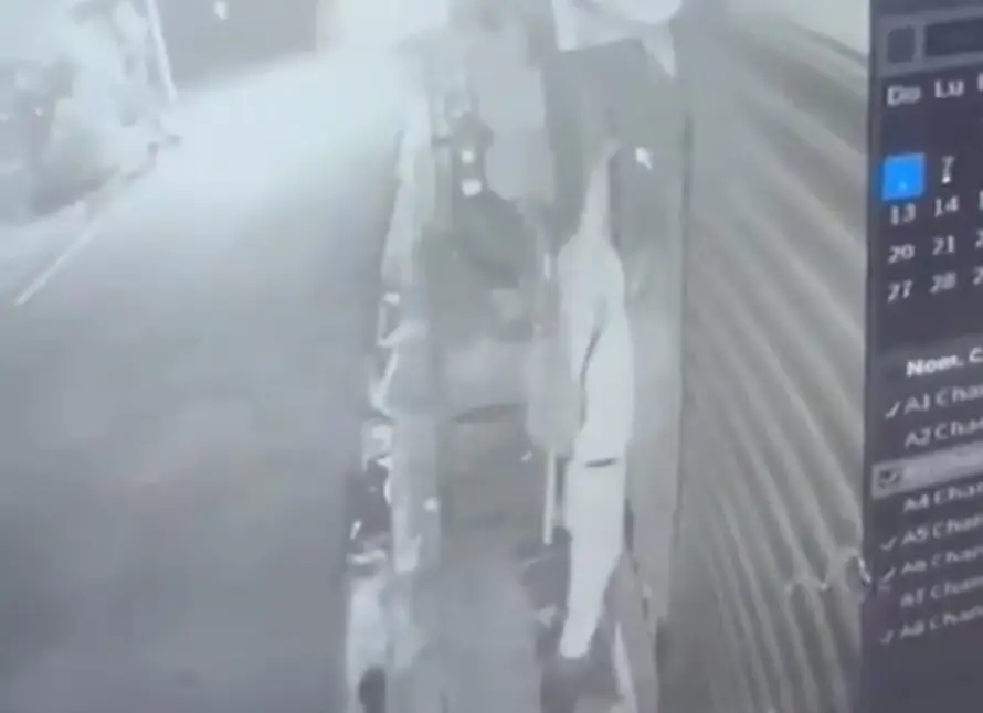 Hurto de $5,000 queda grabado en cámaras de seguridad en San Gerardo