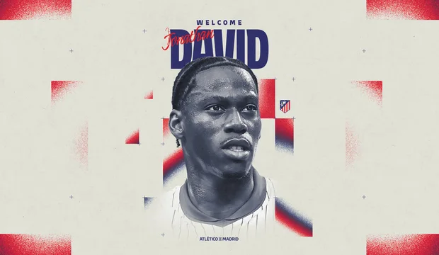 Atlético de Madrid ficha al canadiense Jonathan David hasta final de temporada con opción de compra