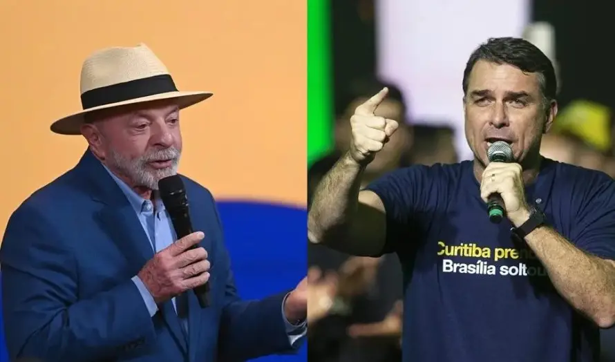 Lula y Flávio Bolsonaro empatarían en segunda vuelta, según encuesta