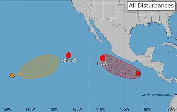 Sube a 90 % de probabilidad de ciclón a baja presión al suroeste de El Salvador y Guatemala