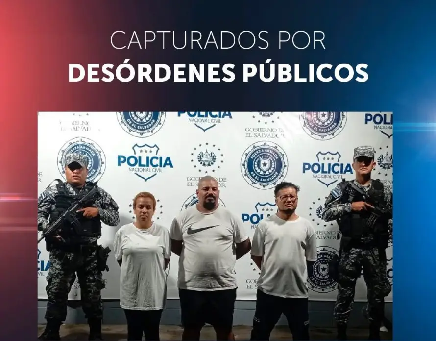 Arrestan a dos hombres y una mujer por protagonizar pelea en Soyapango