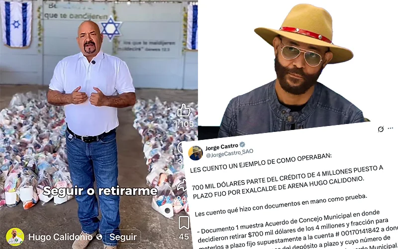 Polémica y acusaciones entre Jorge Castro y Hugo Calidonio en Santa Ana Oeste