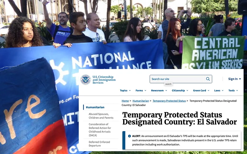 Permisos de trabajo de salvadoreños con TPS siguen vigentes hasta nuevo aviso de EEUU: USCIS