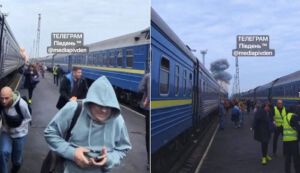 Dron ruso impacta tren ucraniano cerca de Polonia