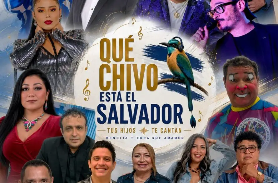 El himno "Qué chivo está El Salvador" une a grandes talentos salvadoreños