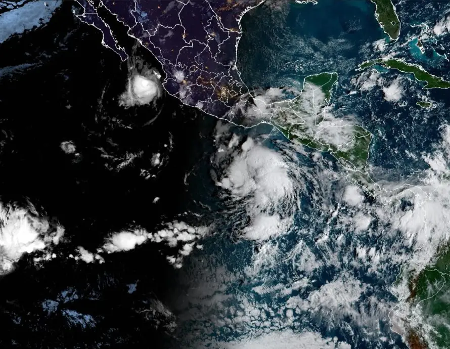 Se forma la depresión tropical 21-E en el océano Pacífico