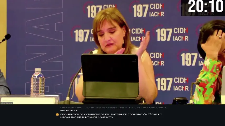 CIDH realiza audiencia sobre el papel de la PDDH en el régimen de excepción