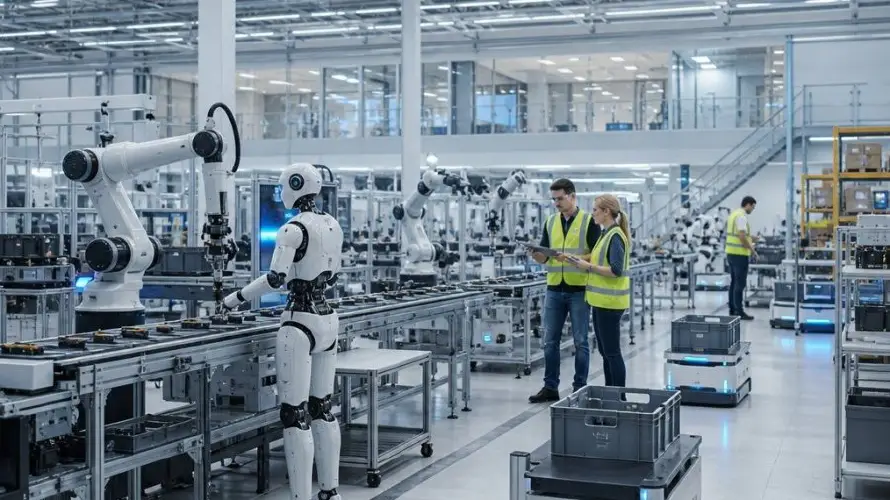 La IA física acelera la automatización en fábricas y logística