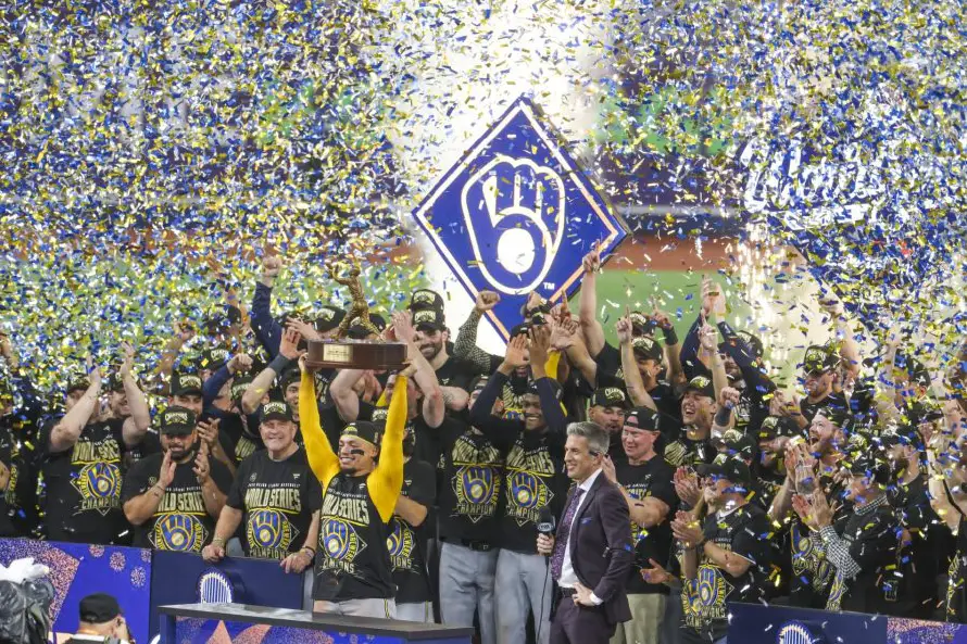 Los Cerveceros conquistan su primera Serie Mundial de béisbol