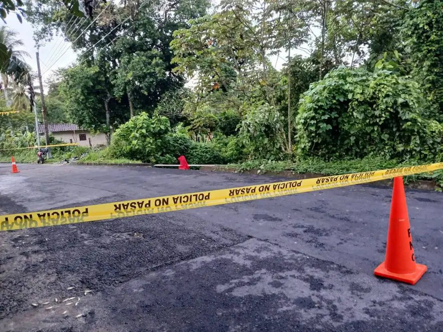 Cierran calle entre Suchitoto y Cinquera por formación de cárcava