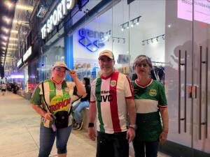 Aliancistas y aficionados de Marathón pintan de verde y blanco el Mágico González