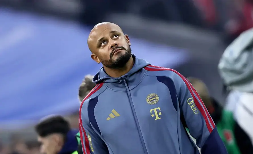 Vincent Kompany, entrenador del Bayern Múnich, ingresado tras colapsar durante un entrenamiento