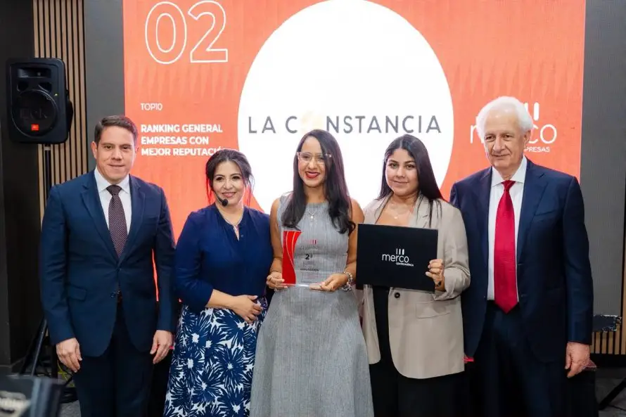 La Constancia logra el segundo lugar en el ranking de Reputación Corporativa MERCO 2026