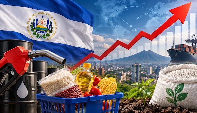 El Salvador podría enfrentar mayores presiones sobre los precios debido al alza de materias primas