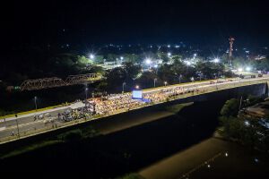 Bukele inaugura nuevo puente binacional en La Hachadura