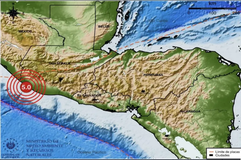 Medio Ambiente reporta dos sismos en Guatemala este sábado